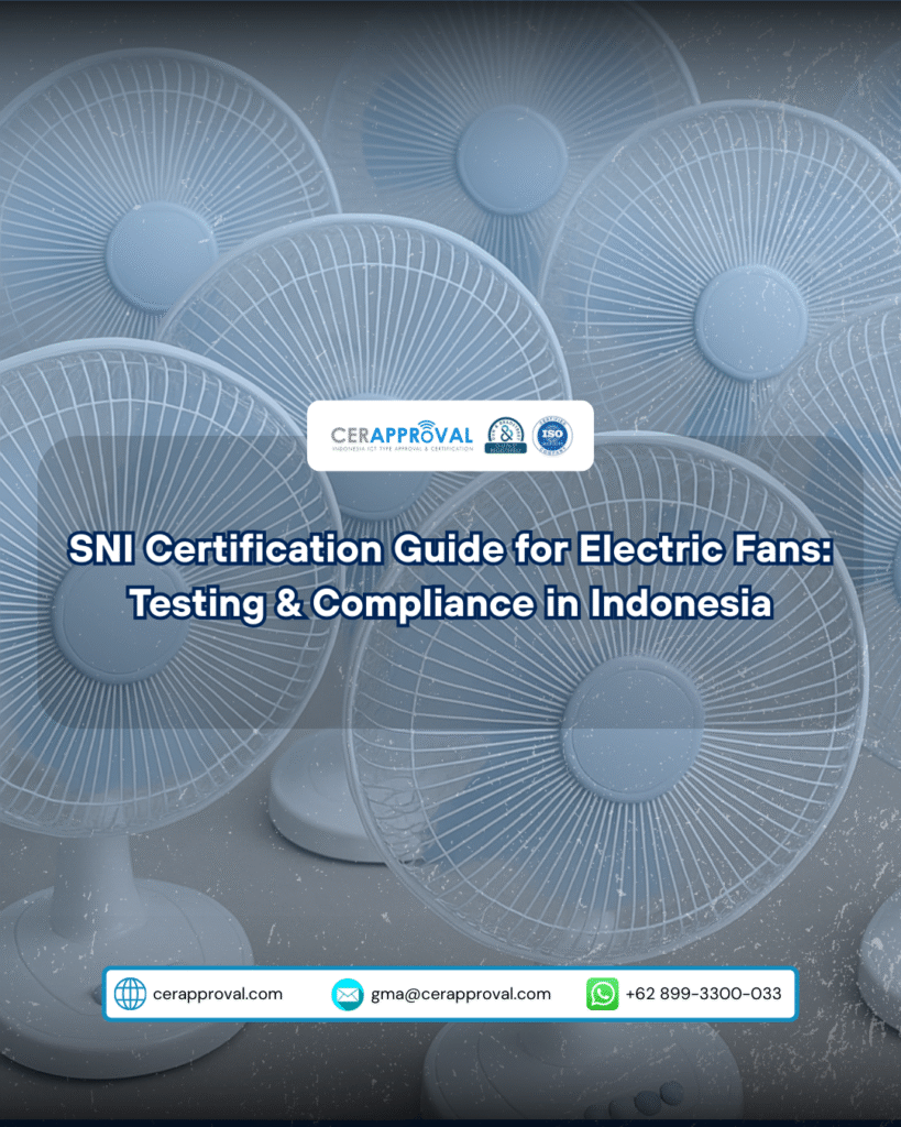 SNI certification for electric fans Thumbnail