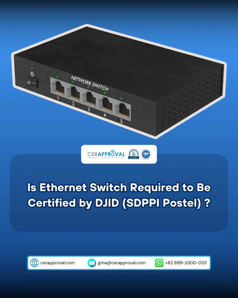 Ethernet Switch Certification DJID Indonesia Thumbnail