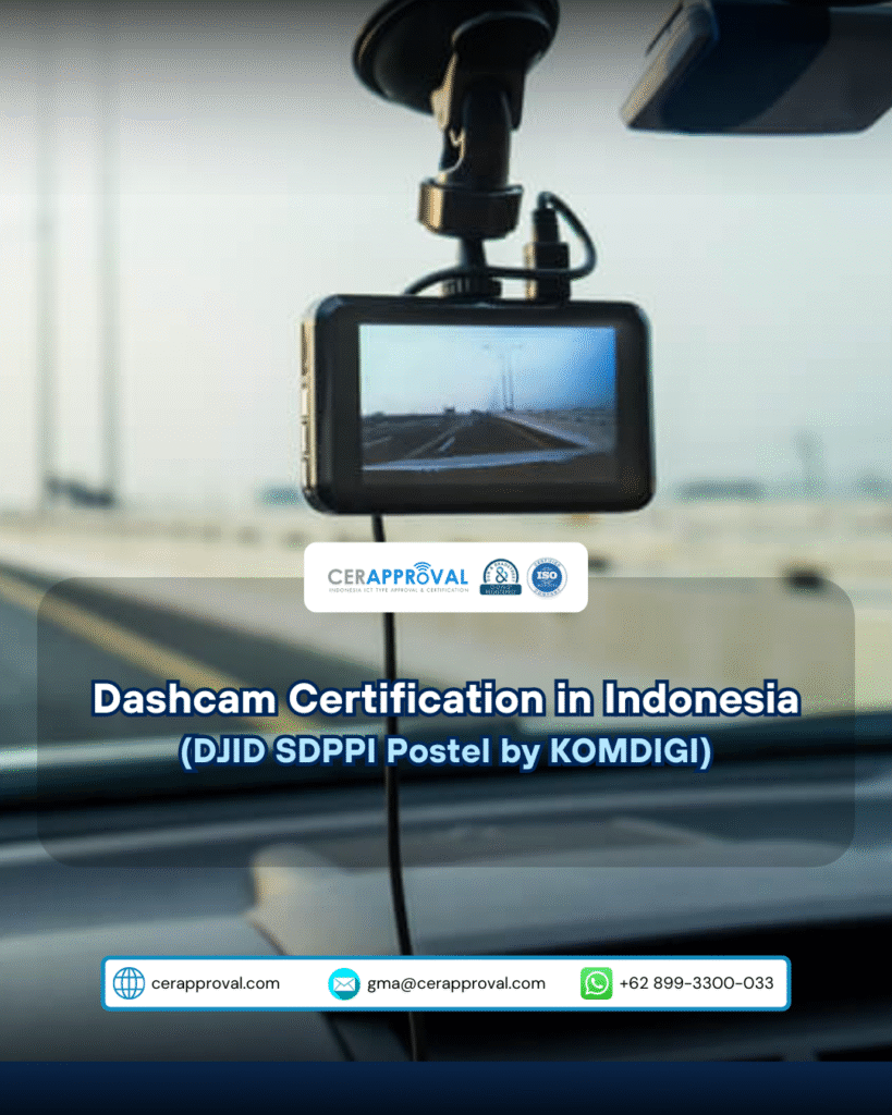 Dashcam certification Indonesia Thumbnail