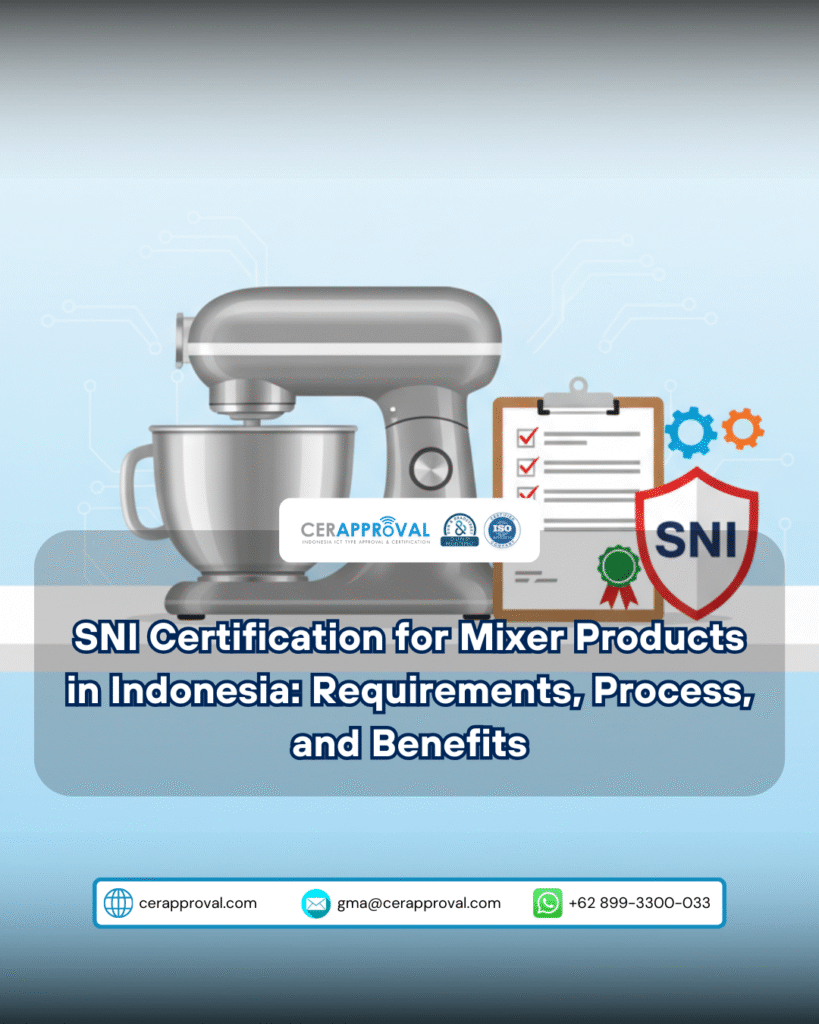 SNI Certification for mixer products thumbnail