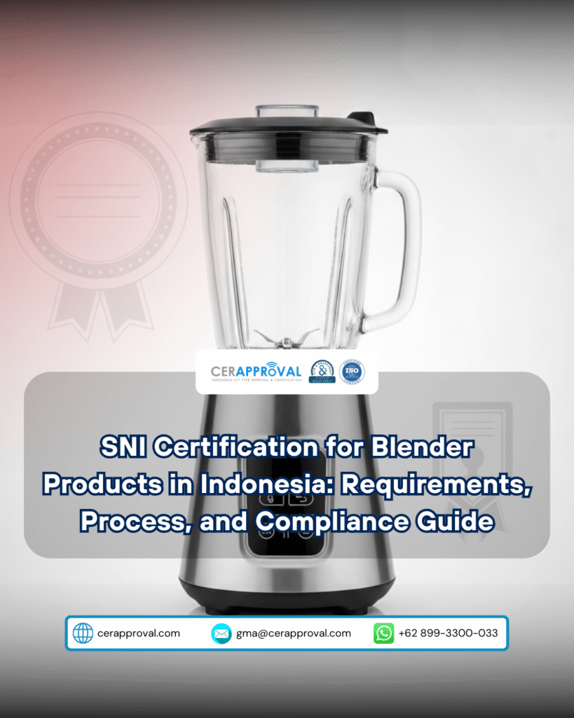 SNI certification for blender product Thumbnail