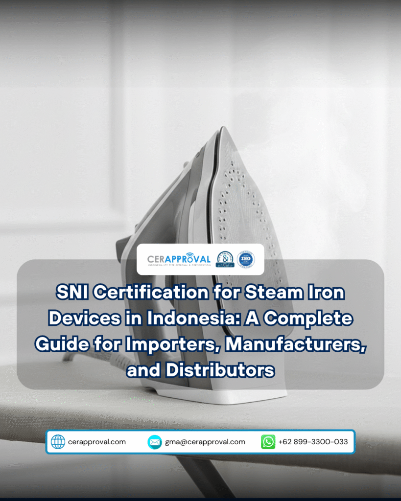 SNI certification for steam iron devices in Indonesia thumbnail