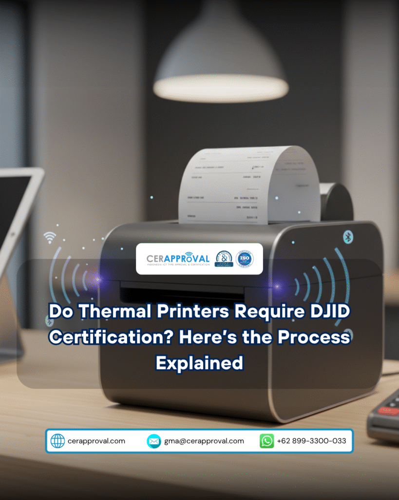 DJID certification thermal printer Thumbnail