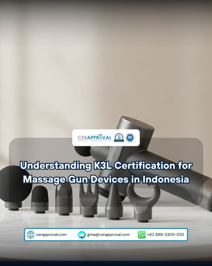 K3L Certification for Massage Gun Indonesia Thumbnail