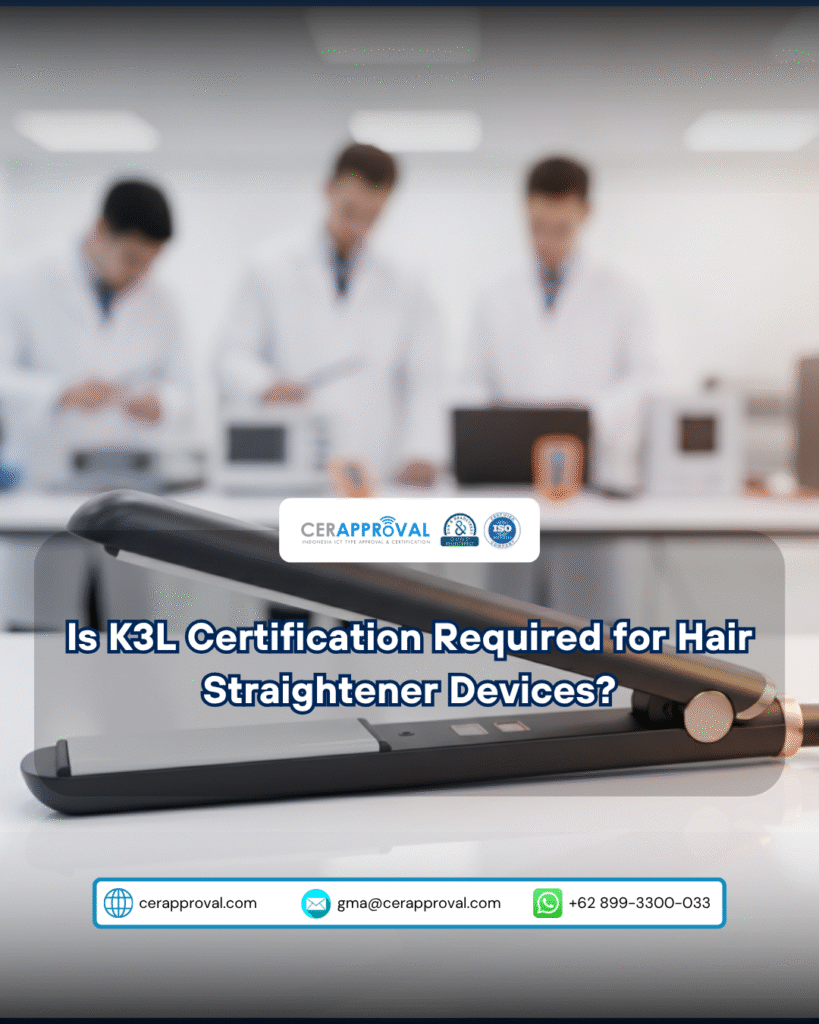 Hair Straightener K3L Certification Thumbnail